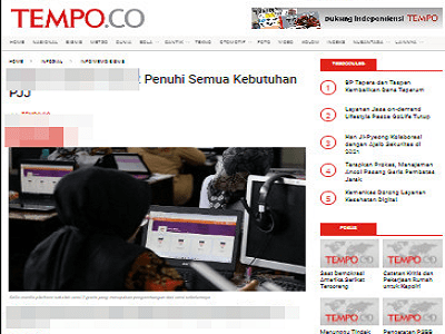 Contoh press release klien Akudigital yang tayang di media online 2