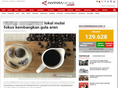 Contoh press release klien Akudigital yang tayang di media online 6